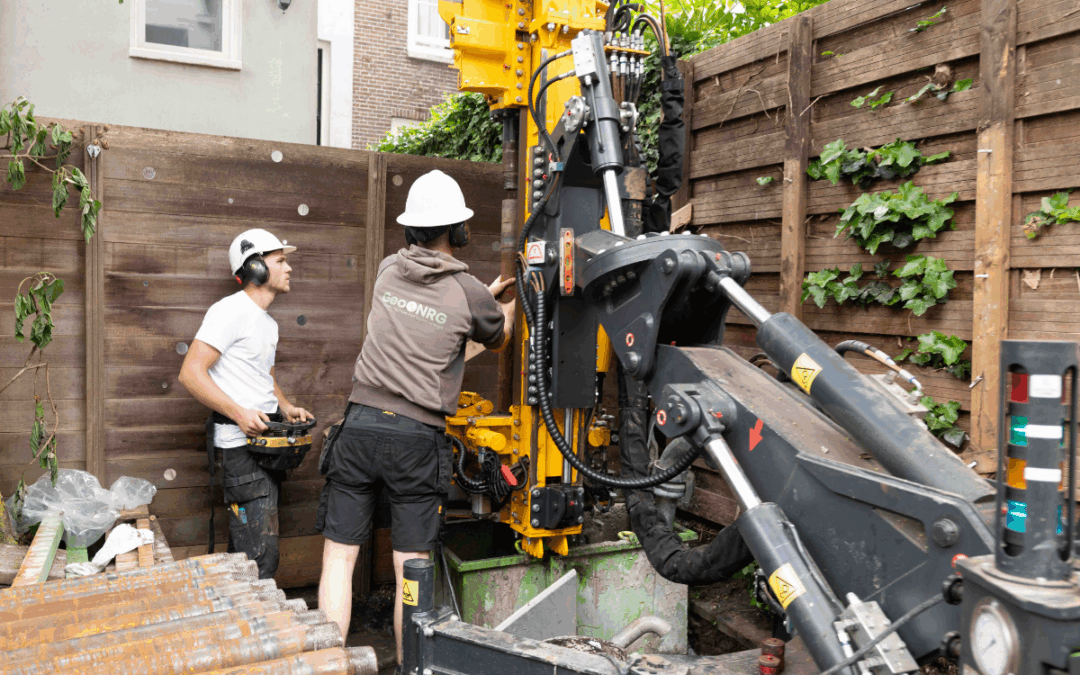 Bodembronnen boren in de krappe binnenstad