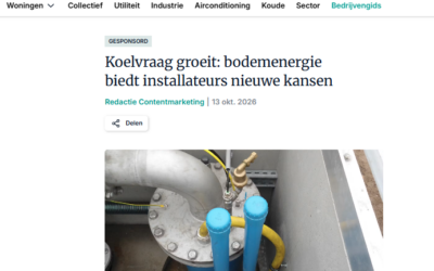 Koelvraag groeit: bodemenergie biedt installateurs nieuwe kansen